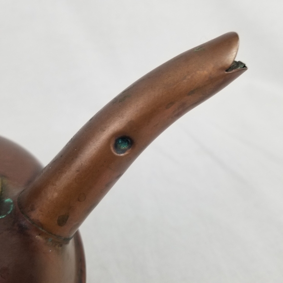 Vintage Solid Copper Tea Kettle Made in England - Picture 7 of 16